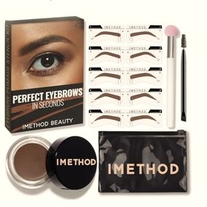 iMETHOD Brow Stencil Kit #10 Taupe Tried 2x's Bx1